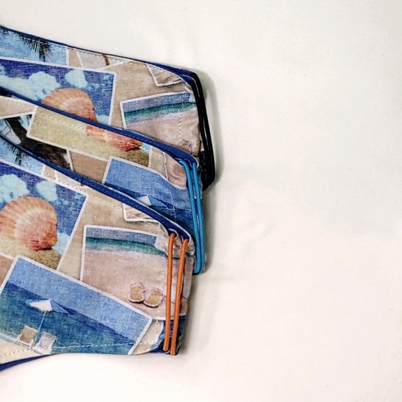 Beach Lovers Double Layered Reversible Face Mask - Picture 5 of 7